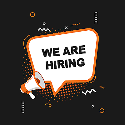 도형 말풍선 일러스트 사람없음 주황색 확성기 채용 강조 국내일러스트 AI파일 컬러 비즈니스 파일형식 벡터