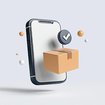 PSD 아이콘 사람없음 스마트폰 쇼핑 3D아이콘 3D 회색 원형 배송 오브젝트 체크표시 택배상자 편집3D 도형 컬러 핸드폰 스마트기기 상자 디지털합성 확인 택배 파일형식