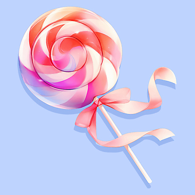 PSD 기념일 리본 하늘색 일러스트 화이트데이 막대사탕 사람없음 파란색 달콤 국내일러스트 컬러 데이이벤트 사탕 이벤트 맛 파일형식