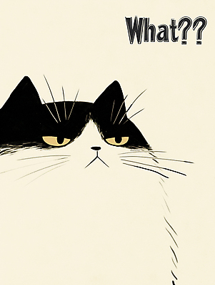 PSD 한마리 일러스트 사람없음 귀여움 고양이 물음표 질문 심플 베이지색 국내일러스트 1 기호 컬러 컨셉 포유류 반려동물 파일형식