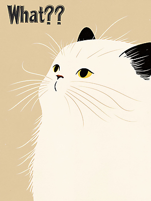 PSD 한마리 일러스트 사람없음 귀여움 고양이 물음표 질문 심플 베이지색 국내일러스트 1 기호 컬러 컨셉 포유류 반려동물 파일형식