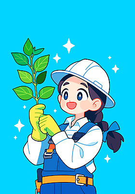 여자 잎 일러스트 자연 한명 미소 들기 상반신 성인 반짝임 자연보호 환경 안전모 나무심기 공공기관 성인여자한명만 국내일러스트 AI파일 식물 1 모션 표정 사람 보호 헬멧 안전장비 생태계 심기 여자한명만 성인여자만 파일형식 벡터