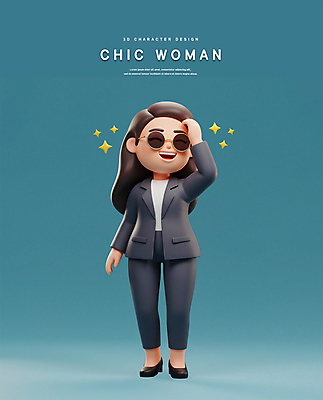 전신 PSD 편집이미지 여자 3D캐릭터 한명 웃음 정장 성인 파란색 반짝임 선글라스 3D 손들기 비즈니스우먼 우아함 넘기 멋쟁이 시크 차도녀 성인여자한명만 편집3D 캐릭터 1 옷 안경 컬러 컨셉 비즈니스 모션 표정 사람 직장인 디지털합성 여자한명만 성인여자만 파일형식