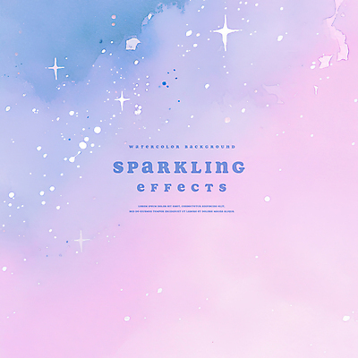 PSD 분홍색 백그라운드 일러스트 수채화 사람없음 파란색 반짝임 그라데이션 스파클링 몽환 국내일러스트 컬러 컨셉 모션 파일형식