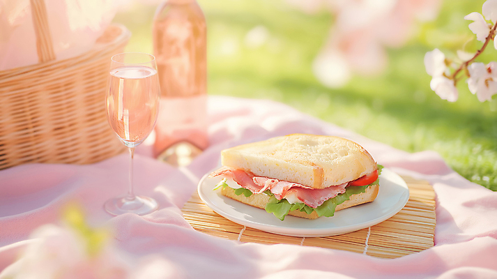 JPG 편집이미지 접시 분홍색 와인잔 샌드위치 사람없음 햇빛 바구니 평화 벚꽃 와인병 돗자리 점심식사 봄소풍 편집실사 AI포토 AI콘텐츠 식기 꽃 음식 컬러 컨셉 술잔 병_용기 태양 소풍 와인 식사 봄 CG 파일형식