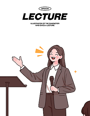 전신 여자 일러스트 한명 미소 들기 상반신 성인 손들기 발표 보면대 강의 마이크 스피치 성인여자한명만 국내일러스트 AI파일 1 음악 음향기기 모션 표정 사람 여자한명만 성인여자만 파일형식 벡터