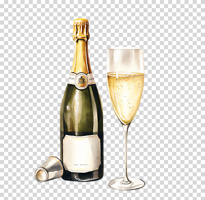 편집이미지 잔 수채화 한잔 누끼 사람없음 샴페인 샴페인잔 PNG 샴페인병 1 식기 술잔 술병 주류 파일형식