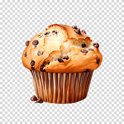 편집이미지 빵 누끼 사람없음 한개 갈색 PNG 초코칩 초콜릿머핀 1 음식 컬러 초콜릿 머핀 파일형식