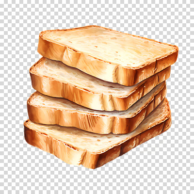 편집이미지 누끼 사람없음 쌓기 식빵 슬라이스 PNG 빵 모션 파일형식