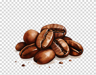 편집이미지 수채화 누끼 사람없음 갈색 원두 오브젝트 PNG 커피 컬러 파일형식