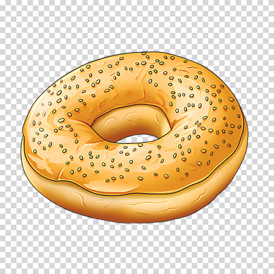 편집이미지 누끼 사람없음 한개 갈색 베이글 PNG 1 빵 컬러 파일형식