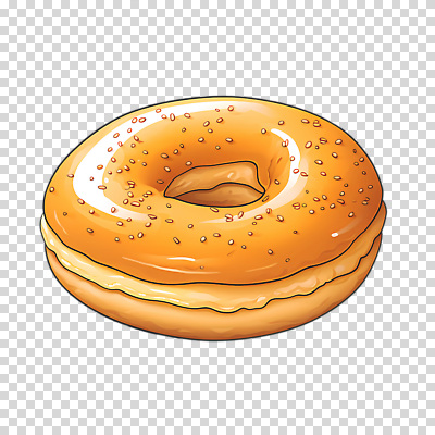편집이미지 누끼 사람없음 한개 갈색 베이글 PNG 크림치즈 1 빵 컬러 치즈 파일형식