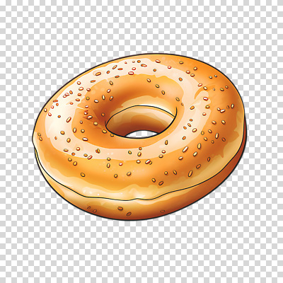 편집이미지 누끼 사람없음 한개 갈색 베이글 PNG 1 빵 컬러 파일형식