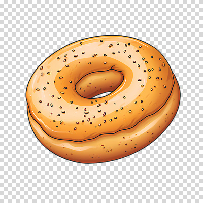 편집이미지 누끼 사람없음 한개 갈색 베이글 PNG 1 빵 컬러 파일형식