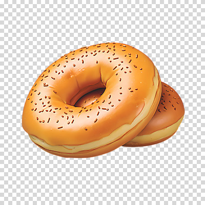 편집이미지 누끼 사람없음 한개 갈색 베이글 PNG 크림치즈 1 빵 컬러 치즈 파일형식