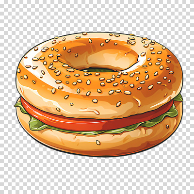 편집이미지 채소 누끼 사람없음 한개 갈색 베이글 PNG 베이글샌드위치 1 빵 컬러 샌드위치 파일형식