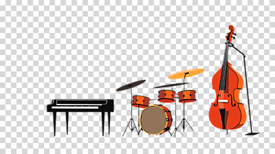 편집이미지 악기 누끼 사람없음 공연 밴드 피아노 드럼 첼로 PNG 재즈 베이지색 콘트라베이스 음악 컬러 현악기 타악기 이벤트 건반악기 파일형식 찰현악기