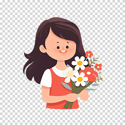 편집이미지 여자 어린이 꽃다발 한명 웃음 들기 누끼 소녀 상반신 유치원 유치원생 PNG 소녀한명만 편집소스 1 교육 꽃 모션 표정 사람 여자한명만 소녀만 파일형식