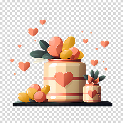 편집이미지 리본 잎 누끼 사람없음 하트 병 PNG 기부 후원 모양 식물 식기 도움 파일형식
