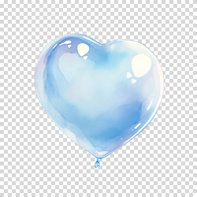 편집이미지 하늘색 수채화 누끼 사람없음 하트 비눗방울 오브젝트 광택 버블 PNG 편집소스 모양 파란색 파일형식