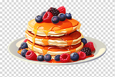 편집이미지 접시 딸기 누끼 사람없음 블루베리 브런치 산딸기 블랙베리 PNG 팬케이크 메이플시럽 편집소스 식기 과일 케이크 식사 시럽 파일형식