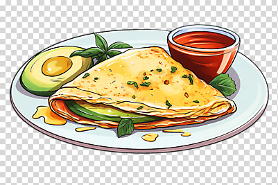 편집이미지 접시 누끼 사람없음 양념 소스 허브 브런치 아보카도 PNG 오믈렛 파슬리가루 편집소스 식물 식기 과일 식사 계란요리 가루 파일형식