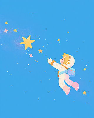 전신 PSD 남자 별 어린이 일러스트 한명 미소 소년 파란색 우주비행사 가리킴 우주복 우주여행 손뻗기 소년한명만 국내일러스트 자연요소 1 옷 컬러 여행 모션 표정 사람 손짓 우주 남자한명만 소년만 파일형식