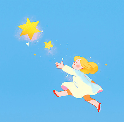 전신 PSD 여자 별 어린이 일러스트 한명 미소 소녀 파란색 점프 우주여행 소녀한명만 국내일러스트 자연요소 1 컬러 여행 모션 표정 사람 우주 여자한명만 소녀만 파일형식