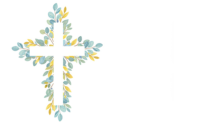 JPG 기독교 잎 일러스트 수채화 사람없음 초록색 십자가모양 카피스페이스 국내일러스트 AI일러스트 AI콘텐츠 모양 식물 종교 컬러 십자가 공백 파일형식