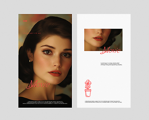 템플릿 응시 여자 꽃 화분 얼굴 성인 두명 세트 빈티지 편지 영화 입술 엽서 의료성형뷰티 성인여자만 이미지템플릿 AI파일 카드프레임 식물 시선 컨셉 문화예술 프레임 사람 신체부위 여자만 성인만 파일형식 벡터