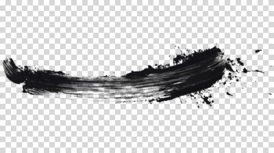 편집이미지 전통 붓터치 서예 누끼 사람없음 검은색 질감 심플 PNG 한국전통 컬러 파일형식