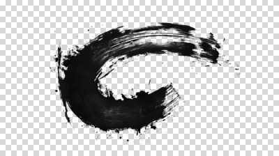 편집이미지 전통 붓터치 서예 누끼 사람없음 검은색 질감 심플 PNG 한국전통 컬러 파일형식