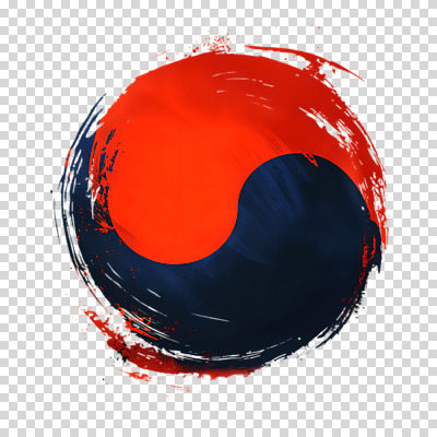 편집이미지 전통 붓터치 서예 누끼 사람없음 태극 PNG 편집소스 한국전통 문양 파일형식