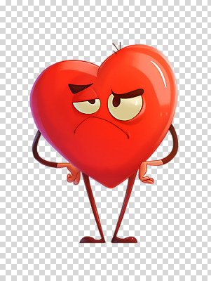 편집이미지 캐릭터 허리손 누끼 사람없음 하트 불만 PNG 편집소스 모양 감정 포즈 파일형식