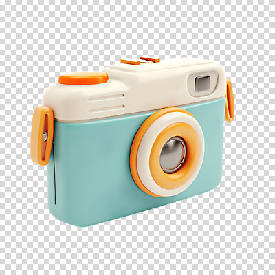 편집이미지 하늘색 누끼 사람없음 3D 카메라 귀여움 복고 PNG 컨셉 파란색 전자제품 디지털합성 파일형식