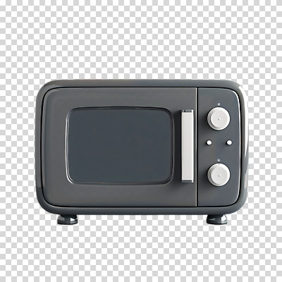 편집이미지 누끼 사람없음 3D 귀여움 회색 전자레인지 복고 PNG 컬러 컨셉 가전제품 레인지 디지털합성 파일형식