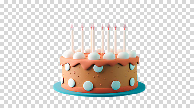 편집이미지 촛불 누끼 사람없음 장식 갈색 3D 생일케이크 생일축하 생일초 PNG 컬러 초 케이크 축하 생일 디지털합성 파일형식