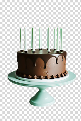 편집이미지 촛불 누끼 사람없음 장식 3D 생일케이크 생일축하 초코케이크 생일초 PNG 케이크스탠드 초 케이크 축하 생일 받침대 디지털합성 파일형식