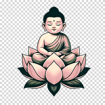 편집이미지 불교 연꽃 누끼 사람없음 불상 명상 부처 PNG 편집소스 꽃 종교 파일형식