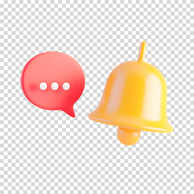 편집이미지 말풍선 누끼 사람없음 노란색 종 메시지 알림 PNG 컬러 파일형식
