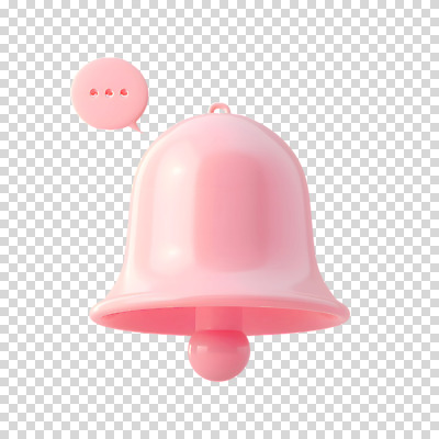 편집이미지 분홍색 말풍선 누끼 사람없음 종 메시지 알림 PNG 컬러 파일형식