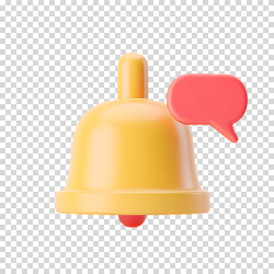 편집이미지 말풍선 누끼 사람없음 노란색 종 메시지 알림 PNG 컬러 파일형식