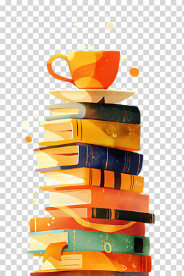 편집이미지 따뜻함 누끼 취미 사람없음 컬러풀 커피잔 읽기 PNG 책더미 편집소스 커피 컬러 모션 잔 책 무더기 파일형식