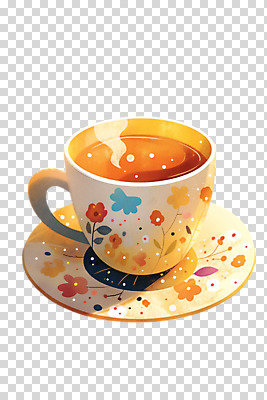 편집이미지 커피 잎 꽃무늬 티타임 그림자 누끼 사람없음 햇빛 머그컵 차 찻잔 컵받침 PNG 식물 꽃 음료 무늬 휴식 잔 컵 태양 받침대 파일형식
