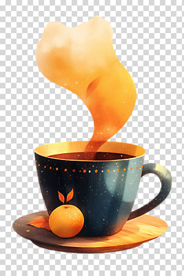 편집이미지 따뜻함 누끼 사람없음 수증기 커피잔 컵받침 PNG 온기 커피 잔 받침대 파일형식