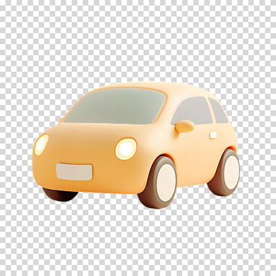 편집이미지 누끼 사람없음 노란색 3D 에코 친환경 PNG 전기자동차 편집소스 컬러 자동차 환경 디지털합성 파일형식