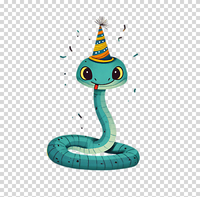 편집이미지 캐릭터 한마리 미소 누끼 사람없음 파티 귀여움 고깔모자 축하 생일 꽃가루 PNG 푸른뱀 푸른뱀캐릭터 모자 1 기념일 컨셉 표정 이벤트 뱀 가루 뱀캐릭터 파일형식 잡화 동물캐릭터 파충류 동물