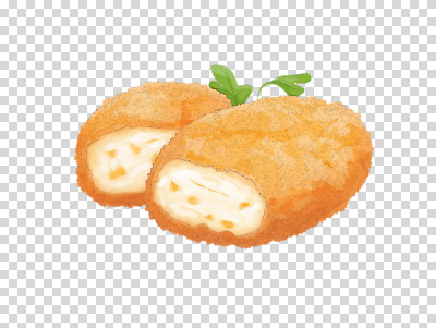 편집이미지 단면 따뜻함 누끼 사람없음 갈색 전통음식 애피타이저 PNG 크로켓 핸드메이드 전통 음식 컬러 튀김 파일형식