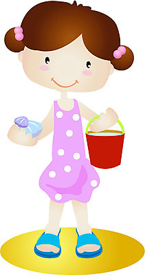 EPS 전신 클립아트 여자 초등학생 어린이 일러스트 물놀이 조개 한명 서기 들기 사람 소녀 껍질 조개껍데기 양동이 물통 여자만 여자한명만 어린이만 소녀만 소녀한명만 국내일러스트 1 학생 모션 놀이 어패류 파일형식 벡터