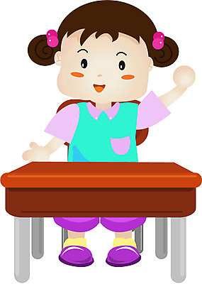 EPS 클립아트 여자 어린이교육 교육 초등학생 어린이 일러스트 수업 한명 사람 소녀 손들기 발표 질문 책상 여자만 여자한명만 어린이만 소녀만 소녀한명만 국내일러스트 1 학생 가구 모션 파일형식 벡터
